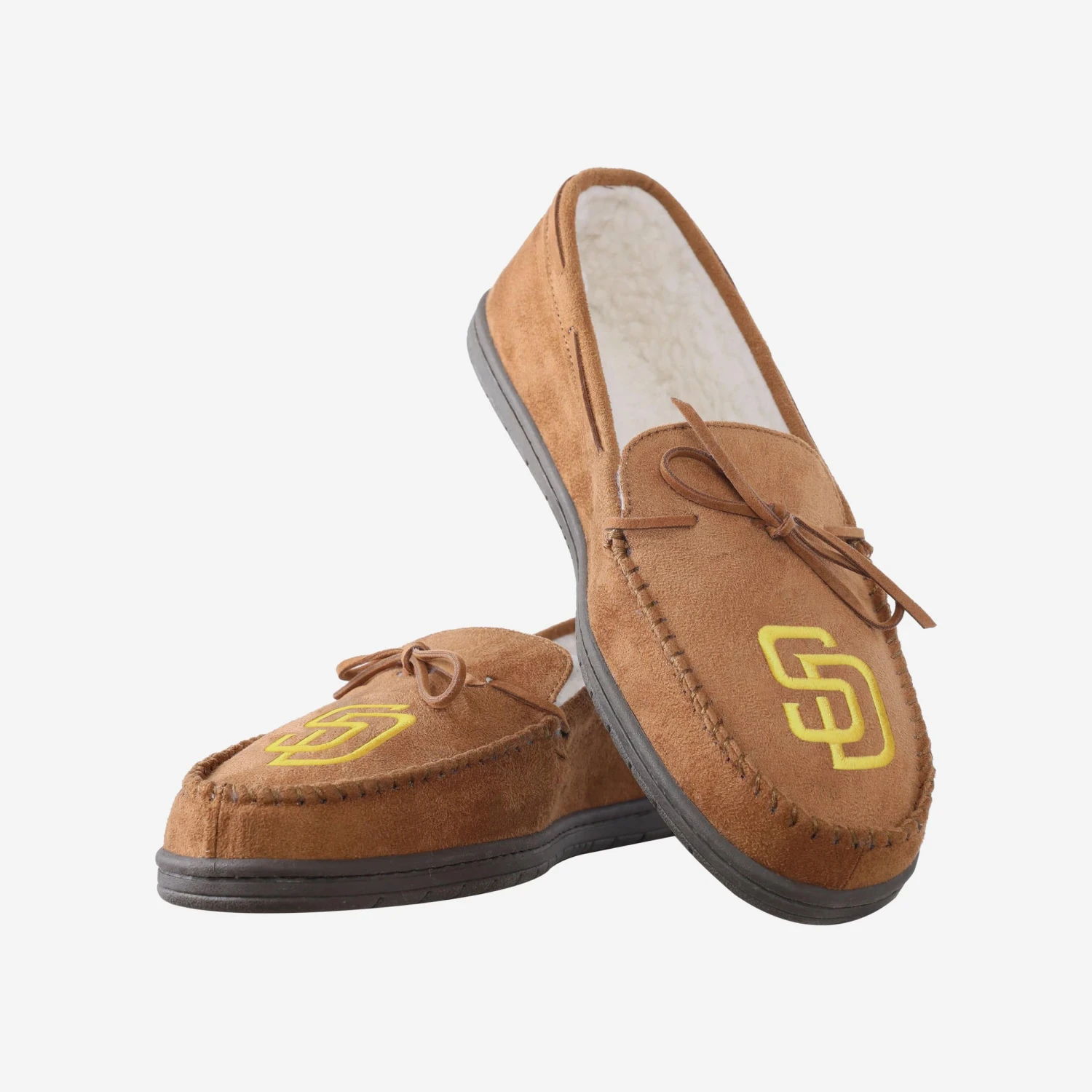 FOCO San Diego Padres Moccasin Slipper 3 FOCO San Diego Padres Moccasin Slipper - Image 3