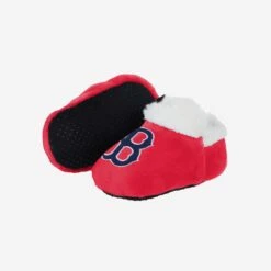 FOCO Boston Red Sox Logo Baby Bootie Slipper -Fashion General Store SLPMBBBYBTBR g3