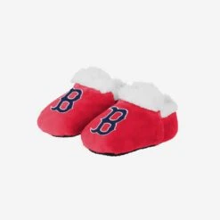 FOCO Boston Red Sox Logo Baby Bootie Slipper