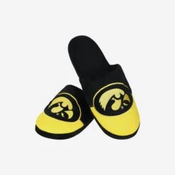 FOCO Iowa Hawkeyes Team Logo Staycation Slipper -Fashion General Store SLPNCTLSYCIO g3