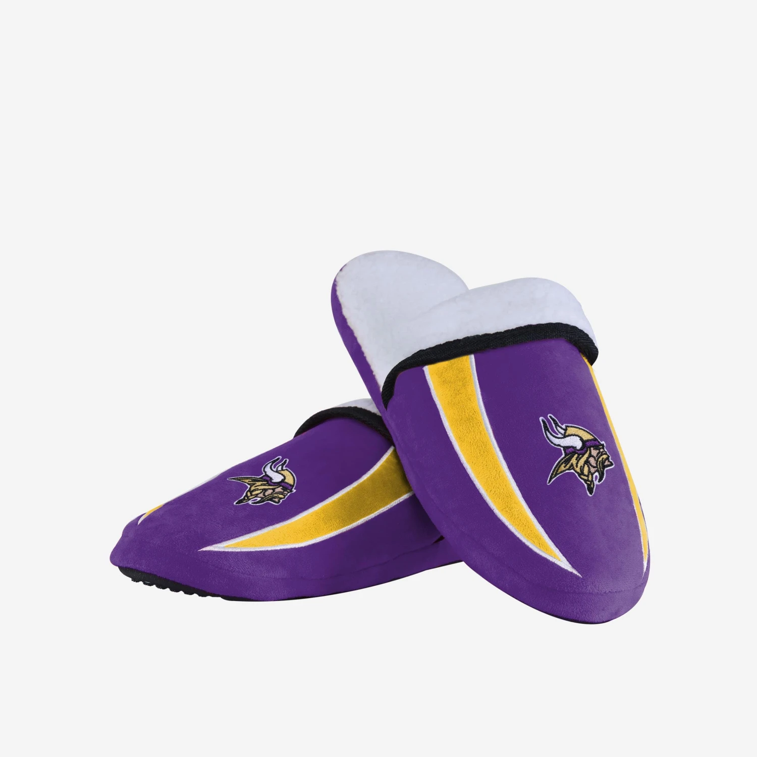 FOCO Minnesota Vikings Sherpa Slide Slipper 3 FOCO Minnesota Vikings Sherpa Slide Slipper - Image 3