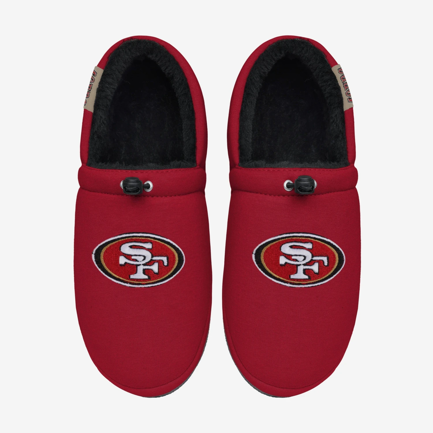 FOCO San Francisco 49ers Big Logo Athletic Moccasin Slipper 4 FOCO San Francisco 49ers Big Logo Athletic Moccasin Slipper - Image 4