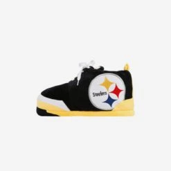 FOCO Pittsburgh Steelers Youth Plush Sneaker Slipper