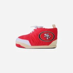 FOCO San Francisco 49ers Youth Plush Sneaker Slipper