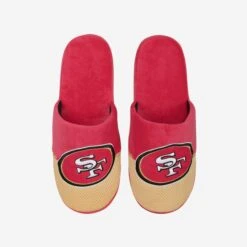 FOCO San Francisco 49Ers Team Logo Staycation Slipper 8 FOCO San Francisco 49Ers Team Logo Staycation Slipper -Fashion General Store SLPNFTLSYCASF g4