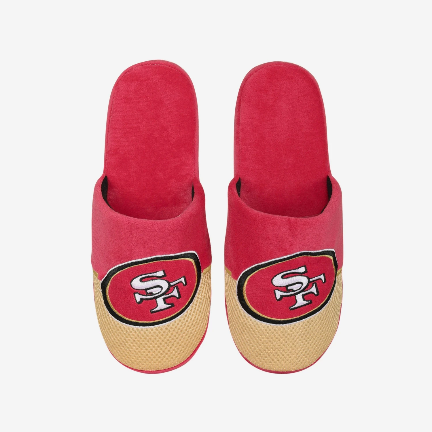 FOCO San Francisco 49Ers Team Logo Staycation Slipper 4 FOCO San Francisco 49Ers Team Logo Staycation Slipper - Image 4