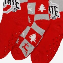 FOCO Ohio State Buckeyes Womens Fan Footy 3 Pack Slipper Socks 5 FOCO Ohio State Buckeyes Womens Fan Footy 3 Pack Slipper Socks -Fashion General Store SLPWMNCFT3PKOH g3