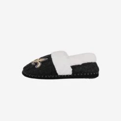 FOCO New Orleans Saints Womens Team Color Moccasin Slipper