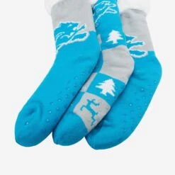 FOCO Detroit Lions Womens Fan Footy 3 Pack Slipper Socks 5 FOCO Detroit Lions Womens Fan Footy 3 Pack Slipper Socks -Fashion General Store SLPWMNFFT3PKDL g3