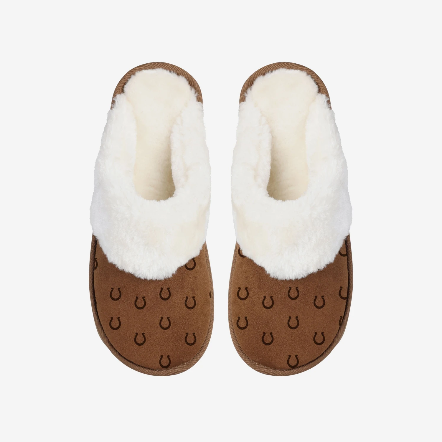 FOCO Indianapolis Colts Womens Repeat Logo Moccasin Slipper 2 FOCO Indianapolis Colts Womens Repeat Logo Moccasin Slipper - Image 2