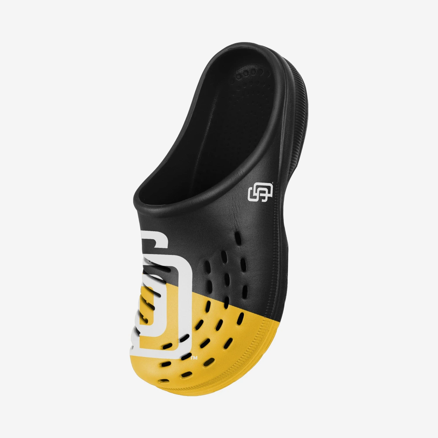 FOCO San Diego Padres Mens Colorblock Big Logo Clog 2 FOCO San Diego Padres Mens Colorblock Big Logo Clog - Image 2