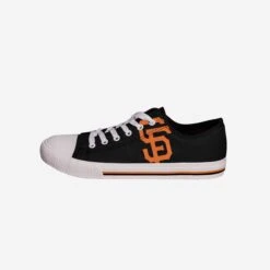 FOCO San Francisco Giants Mens Low Top Big Logo Canvas Shoe