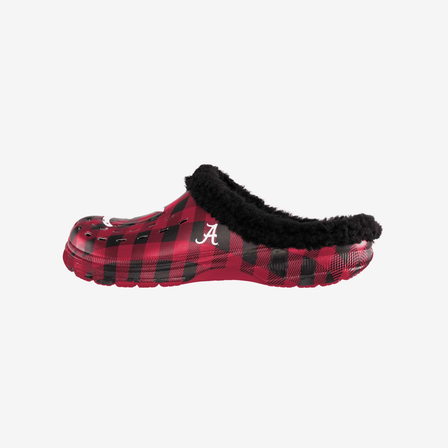 FOCO Alabama Crimson Tide Sherpa Lined Buffalo Check Clog 1 FOCO Alabama Crimson Tide Sherpa Lined Buffalo Check Clog