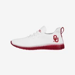 FOCO Oklahoma Sooners Gradient Midsole White Sneakers