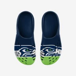 FOCO Seattle Seahawks Colorblock Big Logo Clog -Fashion General Store SNMNNFCBLMDGSS g4