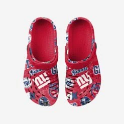 FOCO New York Giants Historic Print Clog With Strap -Fashion General Store SNMNNFHISMDGSTNG g4