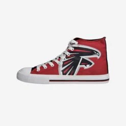 FOCO Atlanta Falcons Mens High Top Big Logo Canvas Shoe