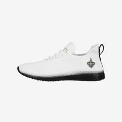 FOCO New Orleans Saints Gradient Midsole White Sneakers