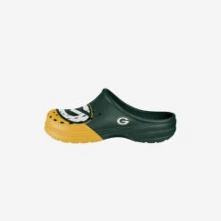 FOCO Green Bay Packers Youth Colorblock Big Logo Clog