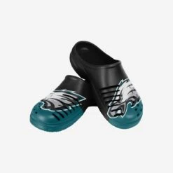 FOCO Philadelphia Eagles Youth Colorblock Big Logo Clog -Fashion General Store SNNFCBLMDG816PE g3