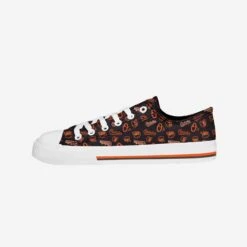 FOCO Baltimore Orioles Womens Low Top Repeat Print Canvas Shoe