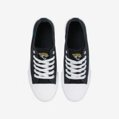 FOCO Jacksonville Jaguars Womens Color Glitter Low Top Canvas Shoes -Fashion General Store SNWMNFCGLTJJ g3
