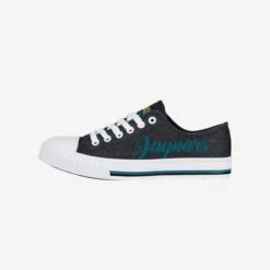 FOCO Jacksonville Jaguars Womens Color Glitter Low Top Canvas Shoes