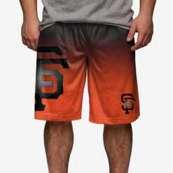 FOCO San Francisco Giants Gradient Big Logo Training Shorts