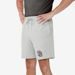 FOCO San Diego Padres Gray Woven Shorts
