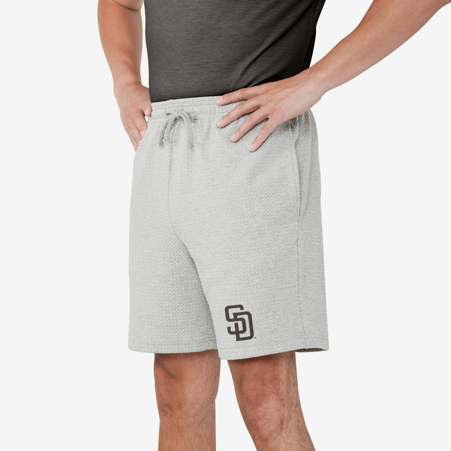FOCO San Diego Padres Gray Woven Shorts 1 FOCO San Diego Padres Gray Woven Shorts