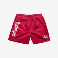 FOCO Ohio State Buckeyes Solid Wordmark 5.5" Swimming Trunks -Fashion General Store SRTNCBWSSMTKOH g3