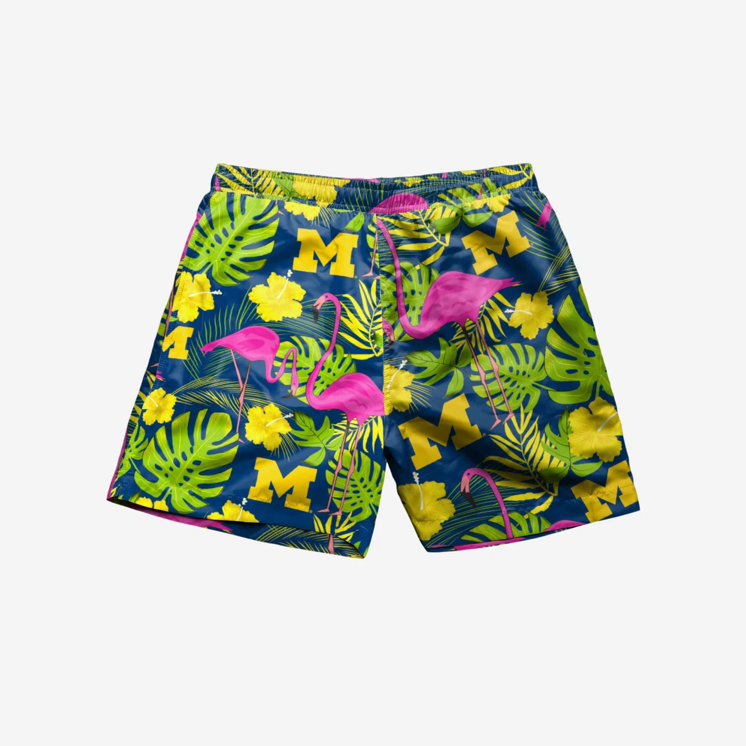 FOCO Michigan Wolverines Highlights Swimming Trunks 2 FOCO Michigan Wolverines Highlights Swimming Trunks - Image 2