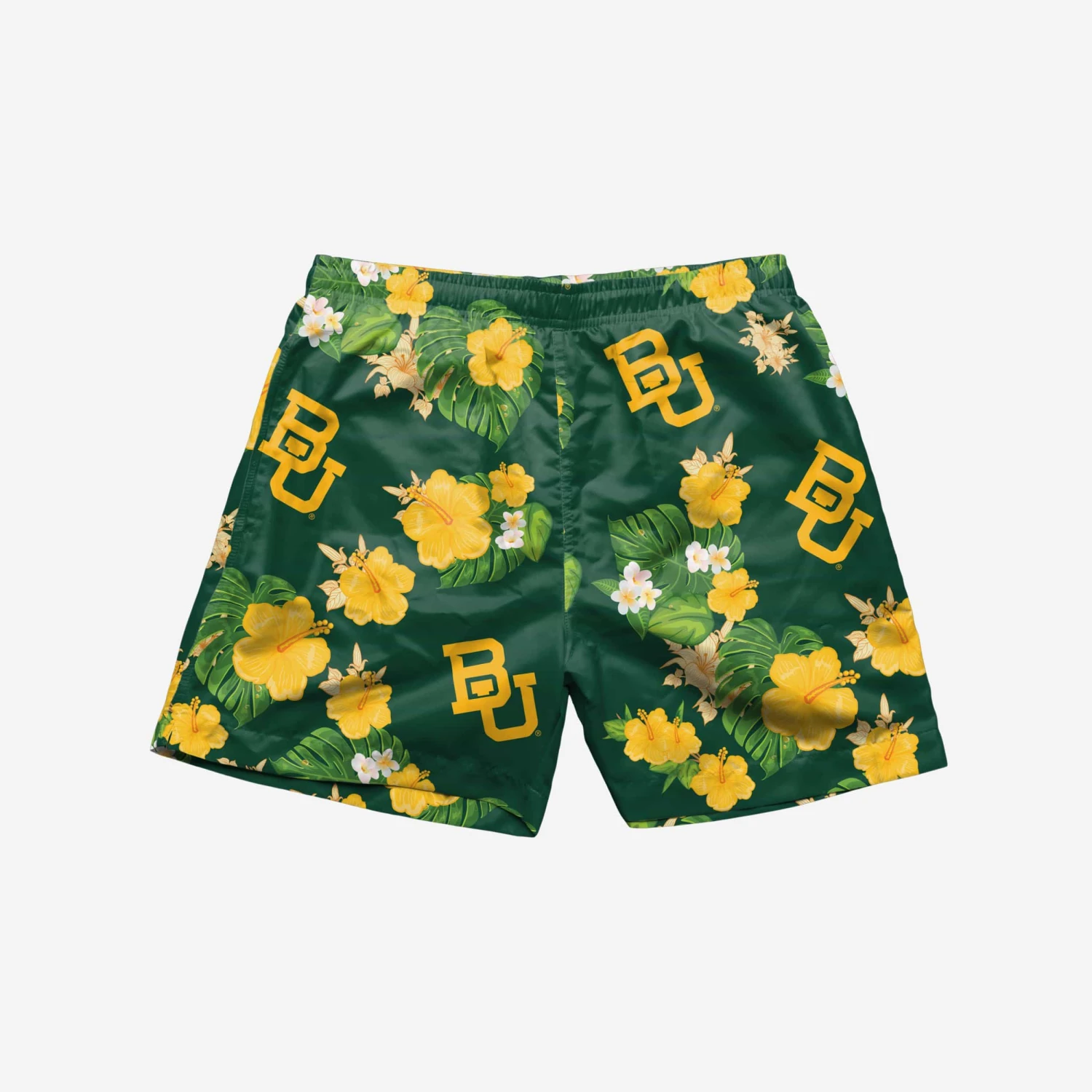 FOCO Baylor Bears Floral Swimming Trunks 3 FOCO Baylor Bears Floral Swimming Trunks - Image 3