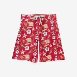 FOCO San Francisco 49ers Americana Boardshorts -Fashion General Store SRTNFBDAMRSF g3