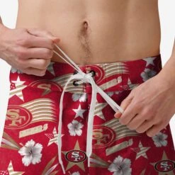 FOCO San Francisco 49ers Americana Boardshorts -Fashion General Store SRTNFBDAMRSF g4