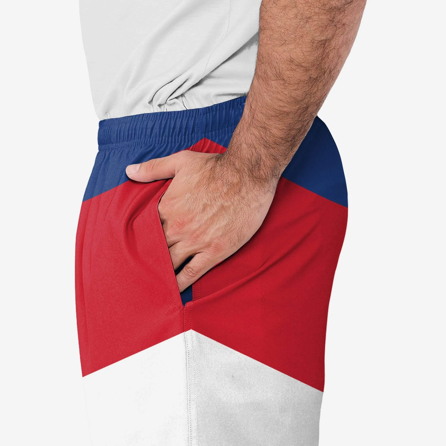 FOCO Buffalo Bills Colorblock Double Down Liner Training Shorts 4 FOCO Buffalo Bills Colorblock Double Down Liner Training Shorts - Image 4
