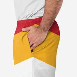 FOCO Kansas City Chiefs Colorblock Double Down Liner Training Shorts -Fashion General Store SRTNFCBTRLNKC g4