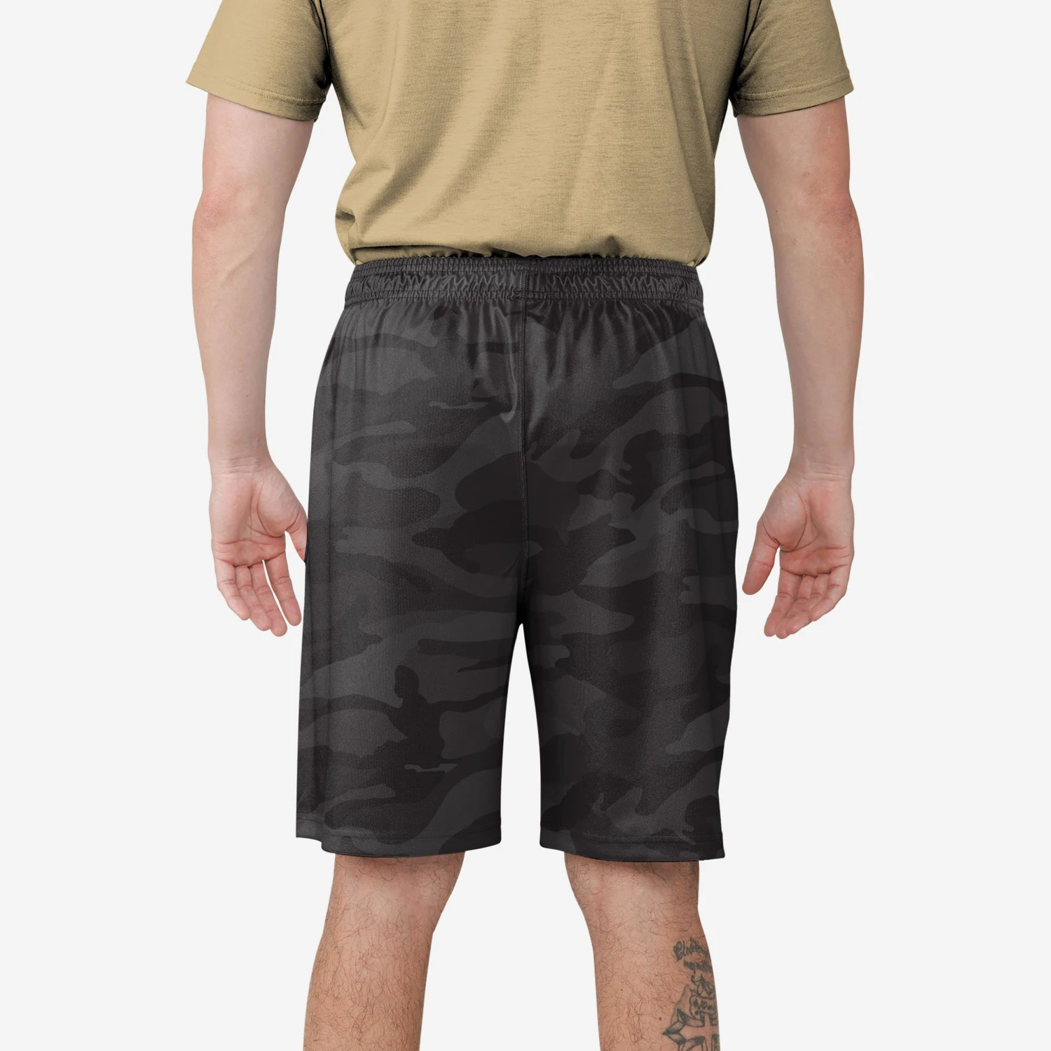 FOCO New Orleans Saints Cool Camo Training Shorts 2 FOCO New Orleans Saints Cool Camo Training Shorts - Image 2