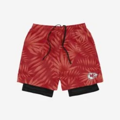 FOCO Kansas City Chiefs Floral Black Liner Shorts -Fashion General Store SRTNFFLRBKLNKC g3