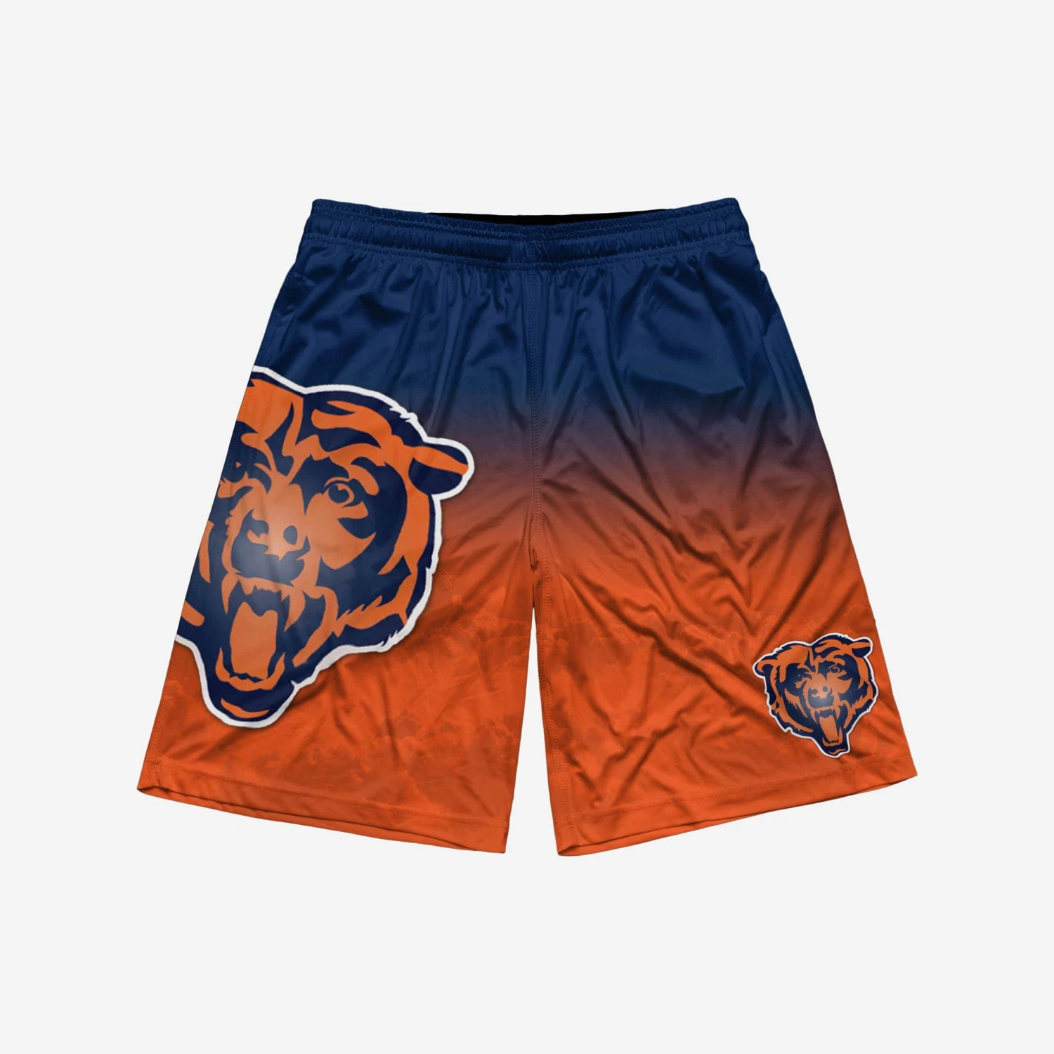 FOCO Chicago Bears Gradient Big Logo Training Shorts 2 FOCO Chicago Bears Gradient Big Logo Training Shorts - Image 2