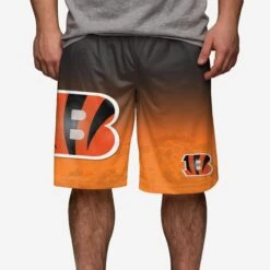FOCO Cincinnati Bengals Gradient Big Logo Training Shorts