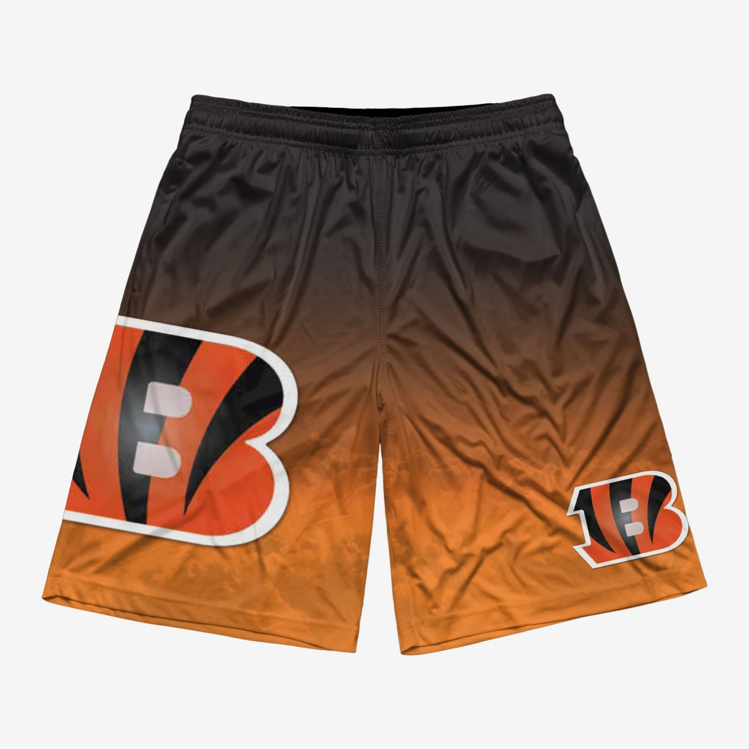 FOCO Cincinnati Bengals Gradient Big Logo Training Shorts 2 FOCO Cincinnati Bengals Gradient Big Logo Training Shorts - Image 2