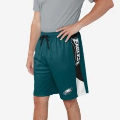 FOCO Philadelphia Eagles Side Stripe Training Shorts