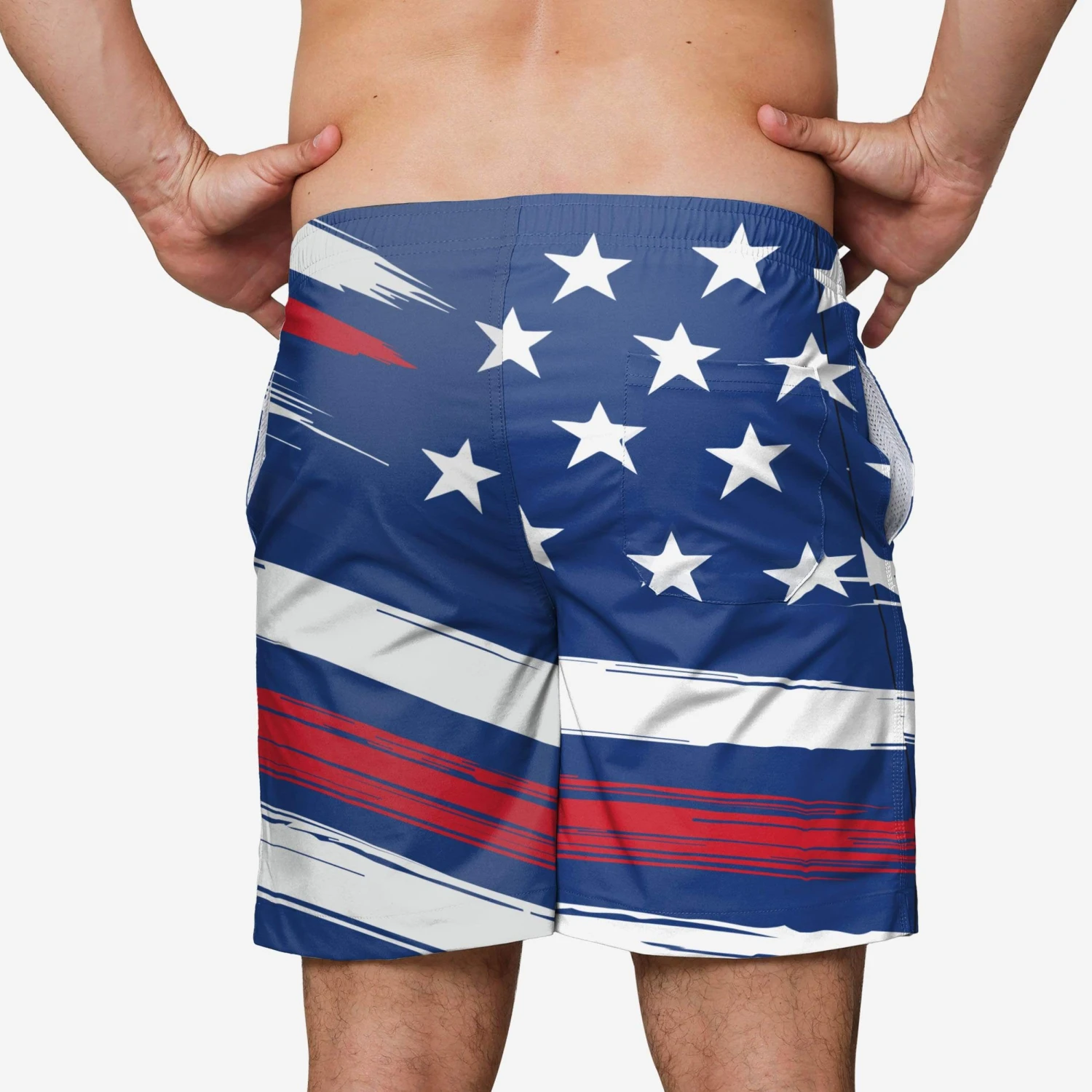 FOCO Buffalo Bills Americana Swimming Trunks 2 FOCO Buffalo Bills Americana Swimming Trunks - Image 2