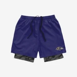FOCO Baltimore Ravens Team Color Camo Liner Shorts -Fashion General Store SRTNFTCCMOLNBRV g3