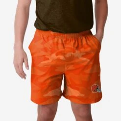 FOCO Cleveland Browns Tonal Camo Woven Shorts