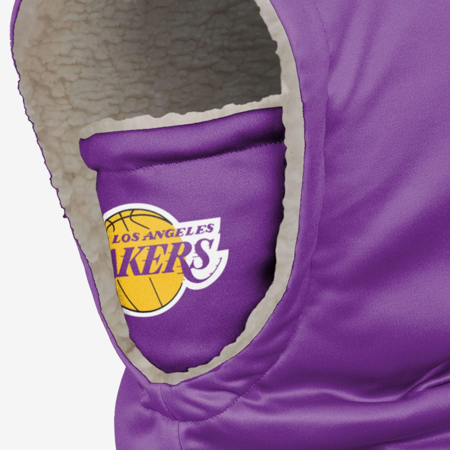 FOCO Los Angeles Lakers Team Color Hooded Gaiter 3 FOCO Los Angeles Lakers Team Color Hooded Gaiter - Image 3