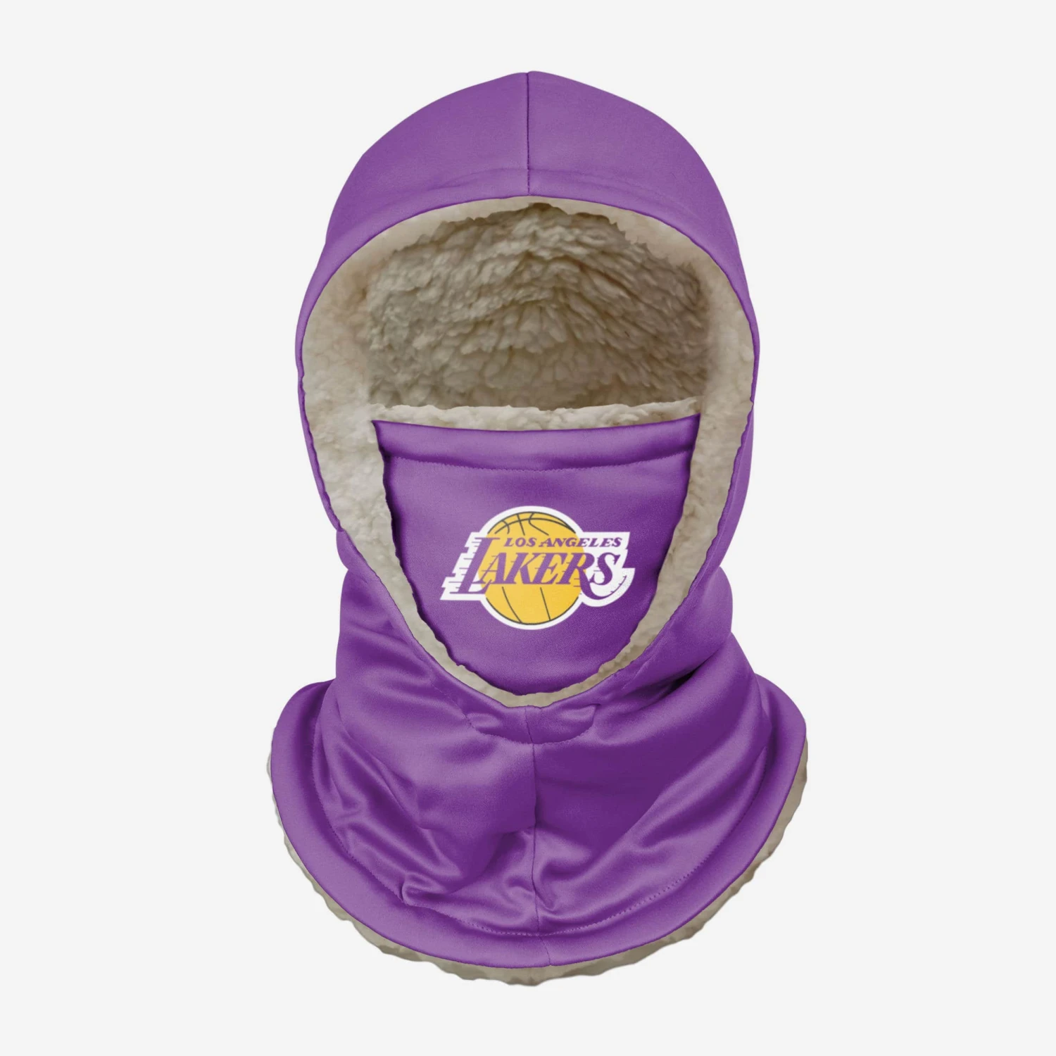FOCO Los Angeles Lakers Team Color Hooded Gaiter 1 FOCO Los Angeles Lakers Team Color Hooded Gaiter