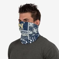 FOCO Navy Midshipmen Busy Block Gaiter Scarf -Fashion General Store SVNCUGLPRFCNAVY g4