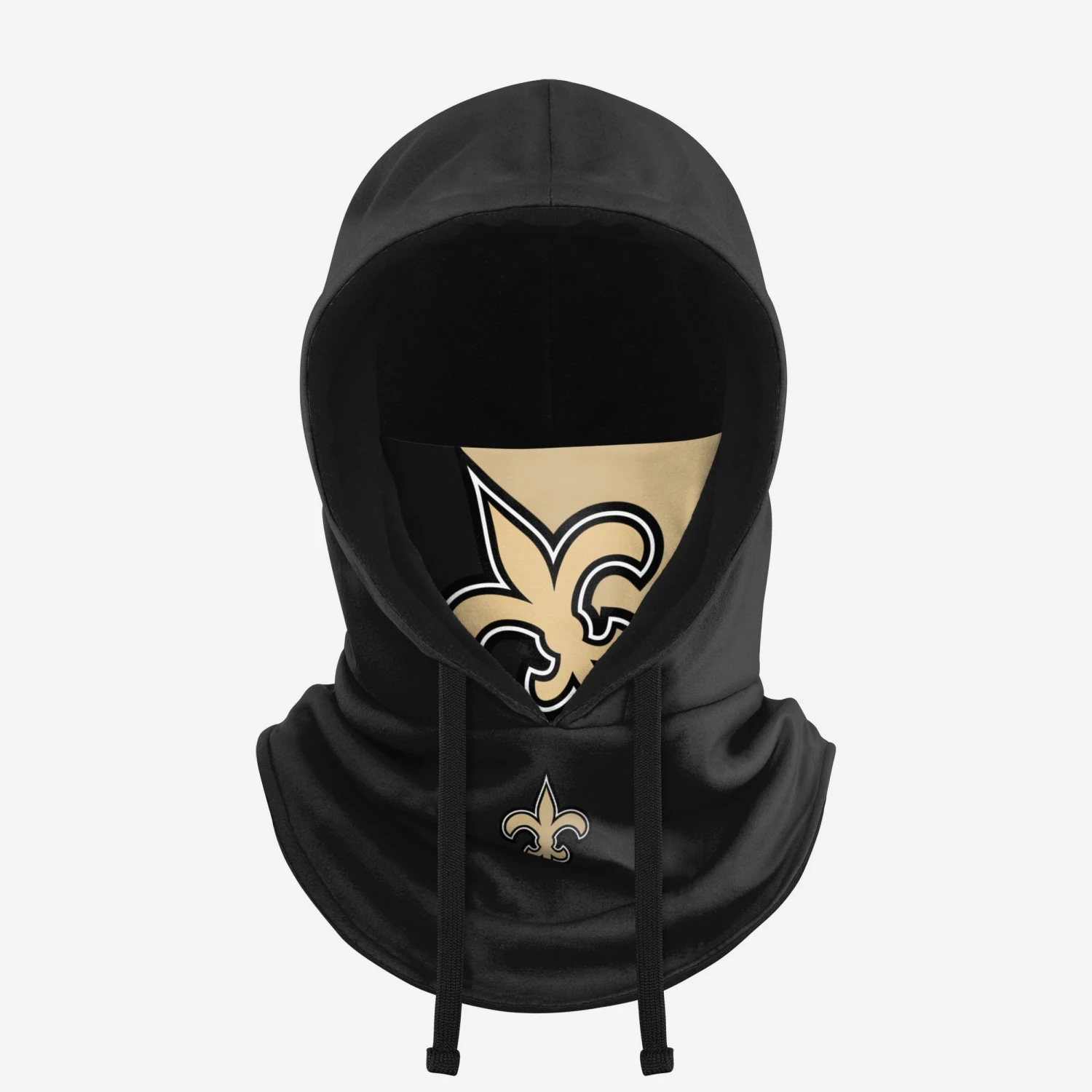 FOCO New Orleans Saints Drawstring Hooded Gaiter 1 FOCO New Orleans Saints Drawstring Hooded Gaiter